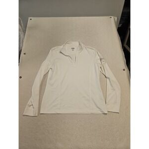 EP Pro Tour Tech 1/4 Zip Pullover M Champion Hills White